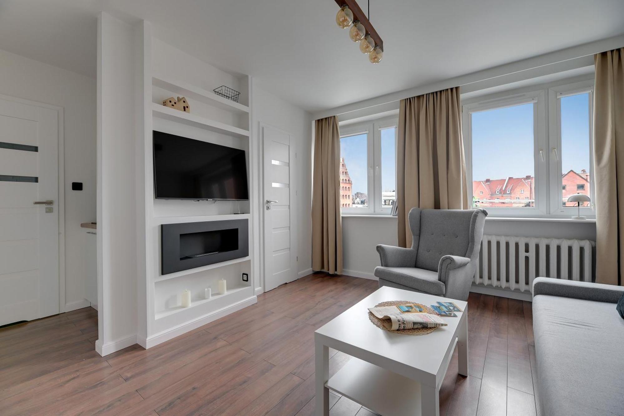 Motlawa Bulvar Residence Z Widokiem Na Rzeke Motlawa By Downtown Apartments Gdansk Ngoại thất bức ảnh