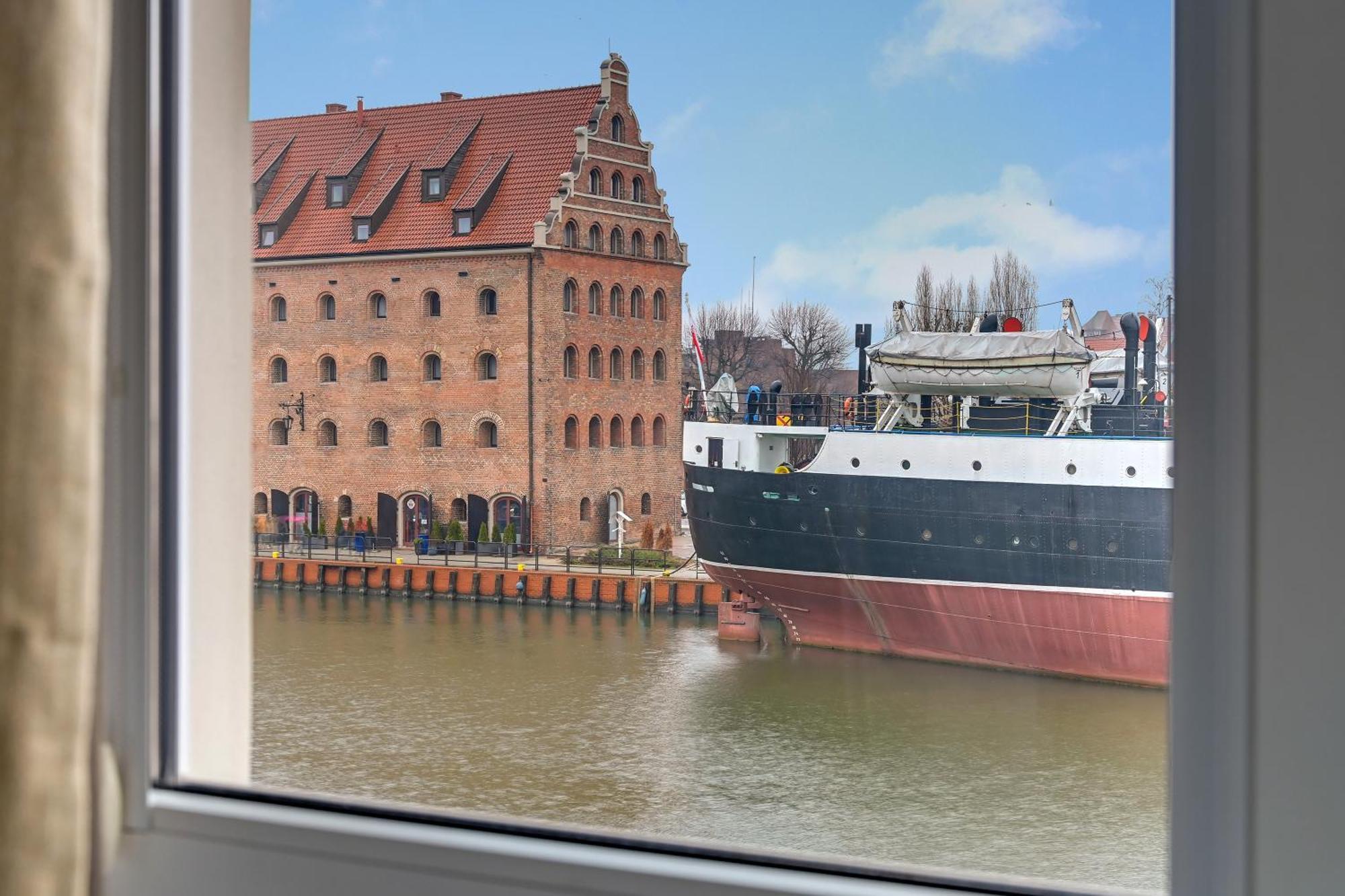 Motlawa Bulvar Residence Z Widokiem Na Rzeke Motlawa By Downtown Apartments Gdansk Ngoại thất bức ảnh