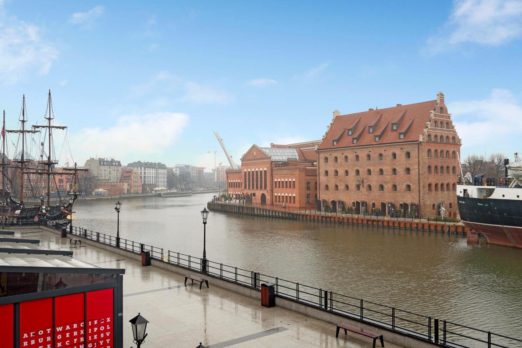 Motlawa Bulvar Residence Z Widokiem Na Rzeke Motlawa By Downtown Apartments Gdansk Ngoại thất bức ảnh